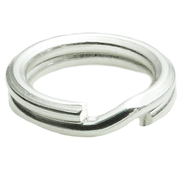 20x SPLIT Jump Rings 925 Sterling Silver Wire 6mm
