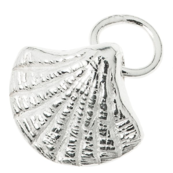 1x Sterling Silver Sea Shell Charm Dangle pendant