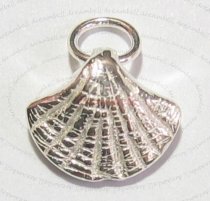 1x Sterling Silver Sea Shell Charm Dangle pendant