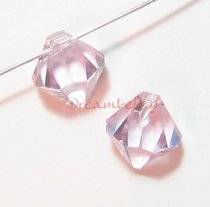 6x Swarovski crystal 6301 Top Drill Bicone bead Amethyst 8mm