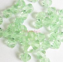 24x Swarovski Elements Bicone Crystal 5301 Chrysolite 4mm
