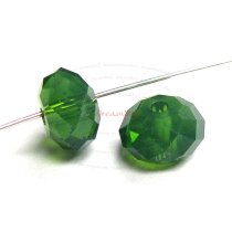 6x Swarovski Crystal Elements 5040 Briolette Bead Rondelle Spacer Green Opal 6mm