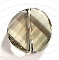 2x Swarovski Elements Crystal 5621 Twist Bead Crystal Black Diamond 14mm
