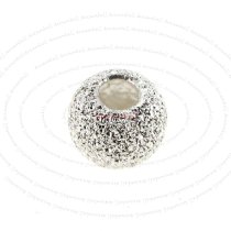 10x Sterling silver Round Stardust Bead Spacer 5mm