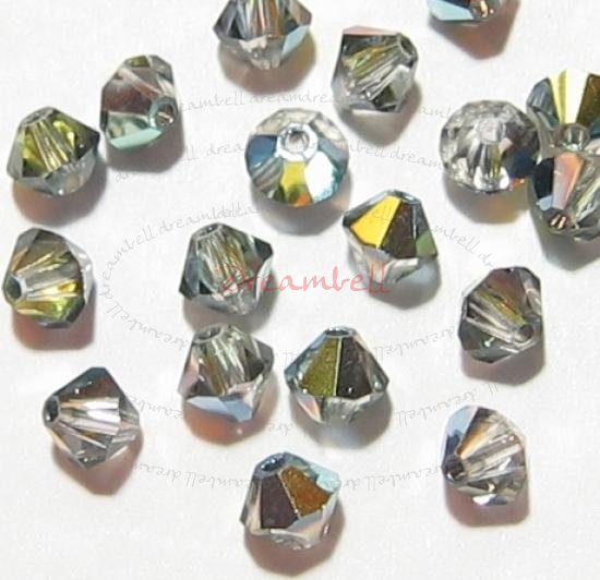 24x Swarovski Elements Crystal 5301 Bicone Sahara 4mm