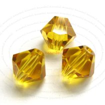 24x Swarovski Elements Bicone Crystal Beads 5301 Topaz 3mm
