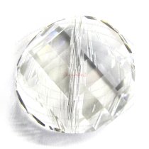 1x Swarovski Elements Crystal 5621 Twist Bead Crystal Clear 18mm