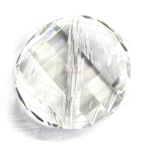 1x Swarovski Elements Crystal 5621 Twist Bead Crystal Clear 18mm