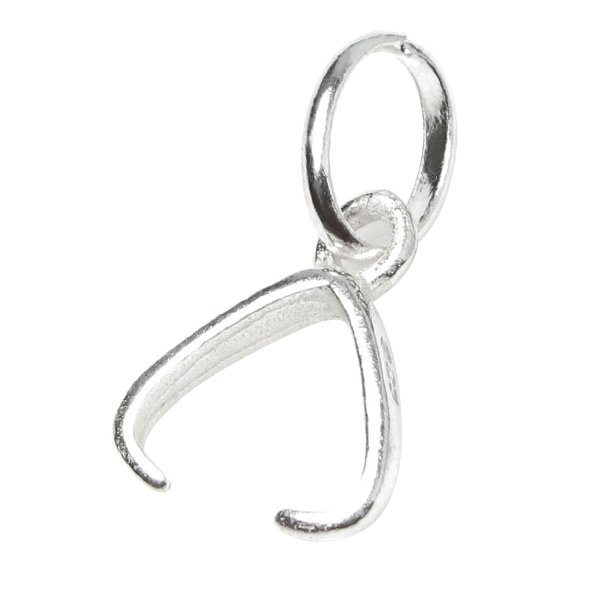 2x Sterling Silver Jump Ring 5.6mm Pendant Connector Holder Bail Clasp