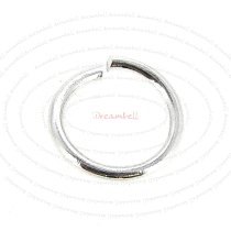 20 pcs Sterling Silver 18ga Wire 8mm Open Jump Rings round Wire