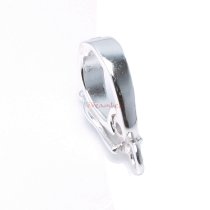 1x STERLING SILVER CHANGEABLE Bail PENDANT CLASP SLIDER