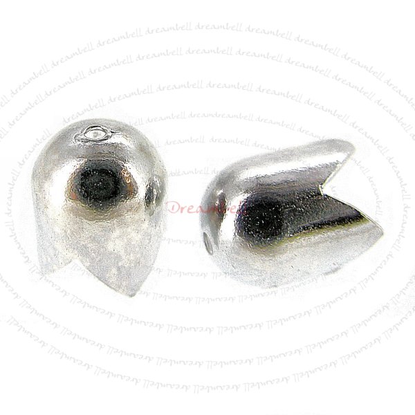 2x 925 Sterling Silver 6mm Leather Chain End Cap