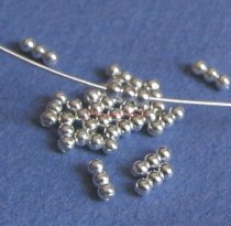 20x Sterling Silver tube spacer Bead 2mm x 5mm