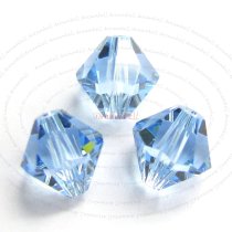 24x Swarovski Elements Bicone Crystal 5301 Aquamarine 5mm