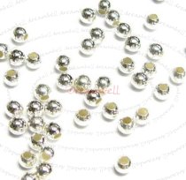 50x Sterling Silver seamless Round Spacer Beads 3mm