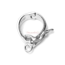 1 x Sterling Silver Changeable Bail Pendant Clasp Slider with Secure Lock