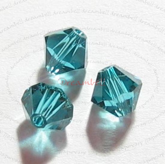 24x Swarovski Elements Bicone Crystal 5301 Indicolite 5mm