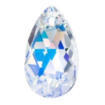Teardrop Swarovski Crystal 6106 Pendant Clear ab 22mm