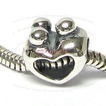 1x Sterling silver Happy Family Bead for European Charm Bracelets
