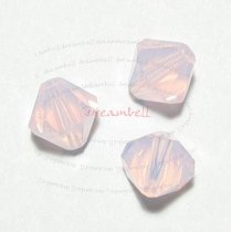 24x Swarovski Elements Bicone Crystal 5301 Rose Water Opal 6mm