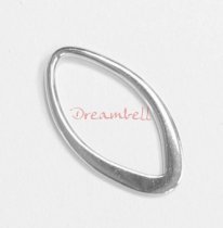2x Sterling Silver Oval Jump Ring Hoop Connector 18mm