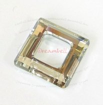 Swarovski Elements 4439 Square Frame Silver Shade Cal'v'si 14mm