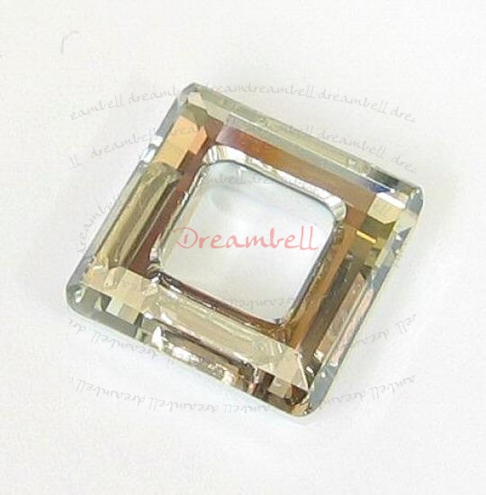 Swarovski Elements 4439 Square Frame Silver Shade Cal'v'si 14mm