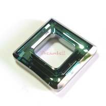 Swarovski Elements 4439 Square Frame Bermuda Blue AB 14mm