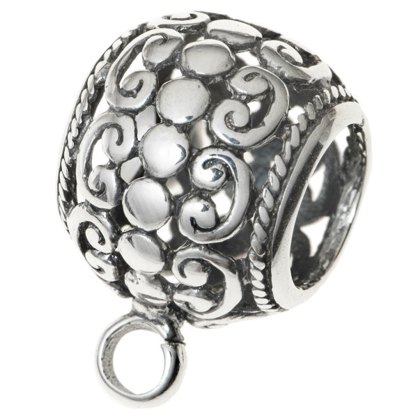 1x STERLING SILVER Bail CLASP Pearl Pendant Connector