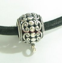 1x STERLING SILVER Bail CLASP Pearl Pendant Connector