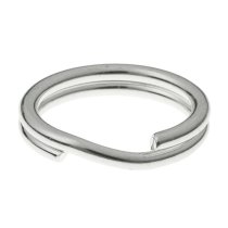 1x 925 Sterling Silver 12mm Split Key Jump Ring 16ga Gauge 1.3mm Wire