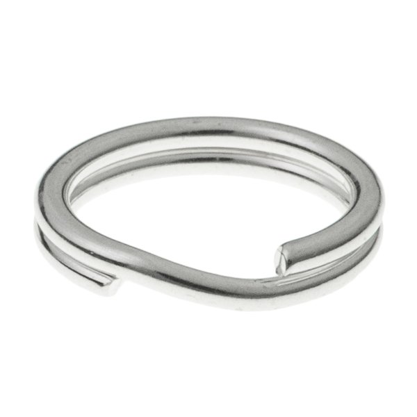 1x 925 Sterling Silver 12mm Split Key Jump Ring 16ga Gauge 1.3mm Wire