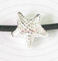 Sterling Silver Star Fish Bead for European Charm Bracelets