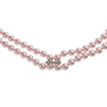 1x Sterling Silver Bali Oval Pearl Necklace Enhancer Shortener Connector Clasp