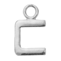 1 x Sterling Silver Alphabet Letter Initial C Charm Dangle Bead