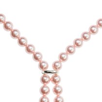1x Sterling Silver Pearl Enhancer Shortener Clasp necklace connector 20mm