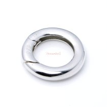 1x Sterling Silver Pearl Enhancer Shortener Clasp necklace connector 20mm