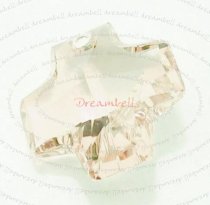 1x Swarovski Elements Austrian Crystal 6866 Cross Pendant Golden Shadow