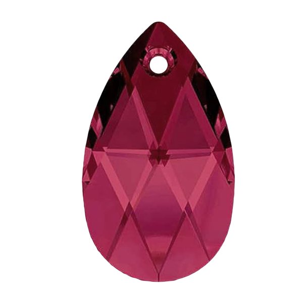 Teardrop Swarovski Crystal 6106 Pendant RUBY 22mm