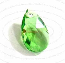 Teardrop Swarovski Elements Crystal 6106 Pendant Peridot 16mm
