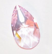 Teardrop Swarovski Crystal 6106 Pendant Light Rose 16mm