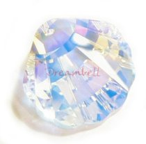 Swarovski Seashell 6723 Crystal Pendant 28mm Clear AB