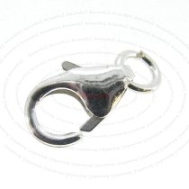 2 x Sterling Silver Oval Trigger Pear Lobster Clasp 8.3mm x 5mm