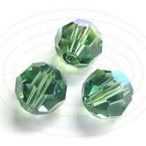 6 x Swarovski Crystal Elements Round Faceted 5000 Erinite AB 8mm