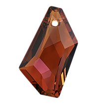 Swarovski Elements Crystal 6670 18mm Copper Pendant