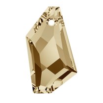 Swarovski Elements Crystal 6670 18mm Golden Shadow De-art Pendant