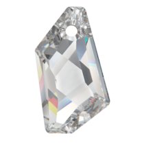 Swarovski Elements Crystal 6670 18mm Silver Shade De-art Pendant