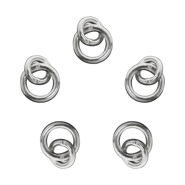 10x STERLING SILVER Link Jump Ring 4mm 3mm Connector 925