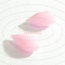 2x Swarovski Crystal Teardrop Briolette 6010 Rose Alabaster 13mm