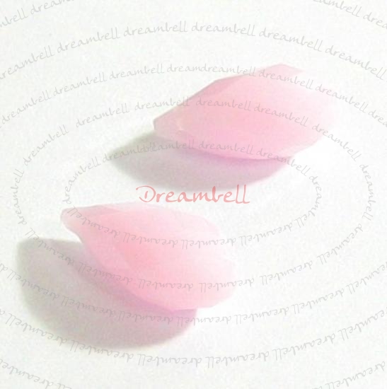 2x Swarovski Crystal Teardrop Briolette 6010 Rose Alabaster 13mm